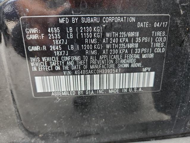 2017 SUBARU OUTBACK 2. - 4S4BSAKC0H3392547