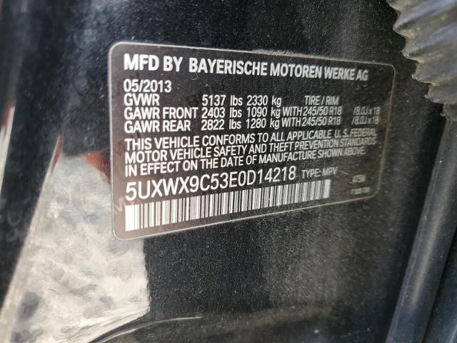 2014 BMW X3 XDRIVE2 - 5UXWX9C53E0D14218