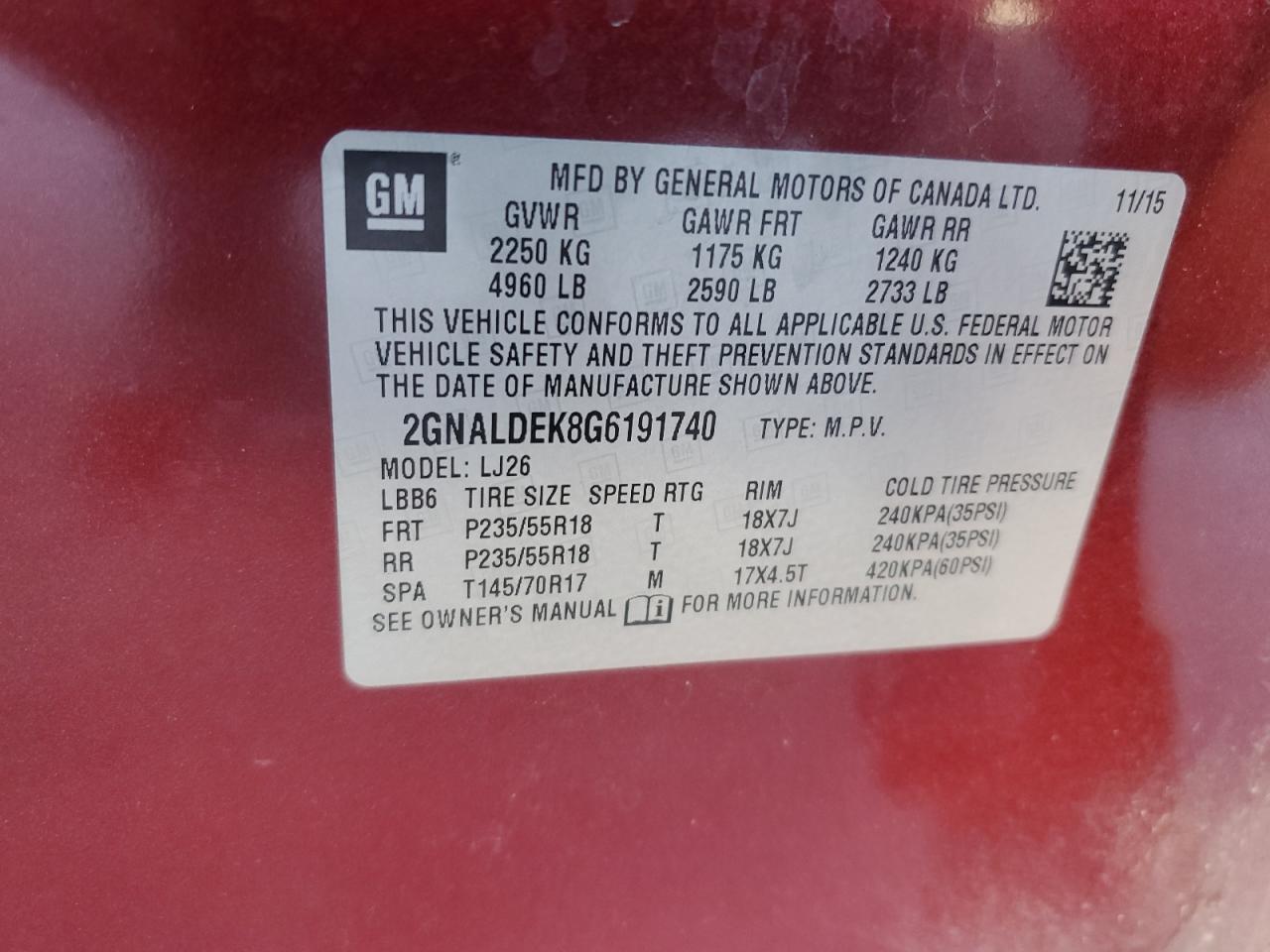 CHEVROLET EQUINOX LTZ