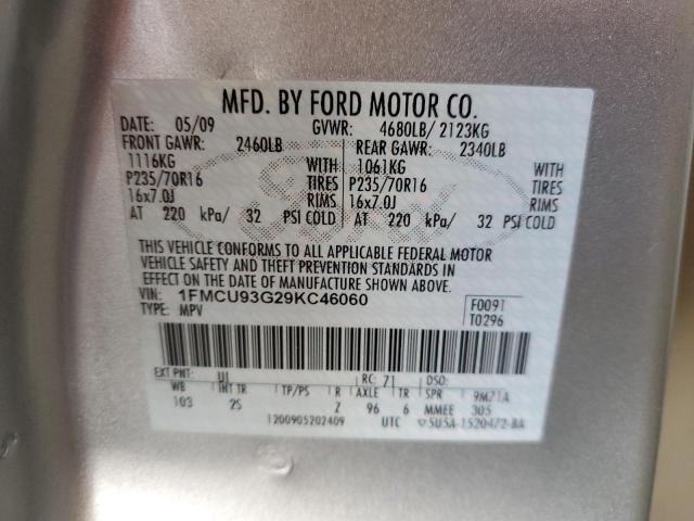 2009 FORD ESCAPE XLT #3303736425
