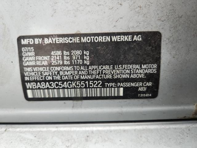 2016 BMW 320 XI - WBA8A3C54GK551522