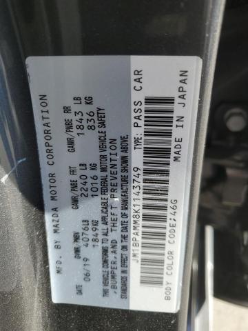 2019 MAZDA 3 PREFERRE - JM1BPAMM8K1143749