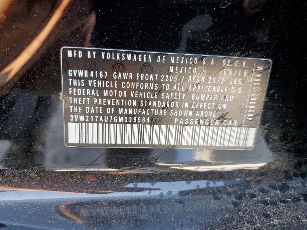 VOLKSWAGEN GOLF S/SE