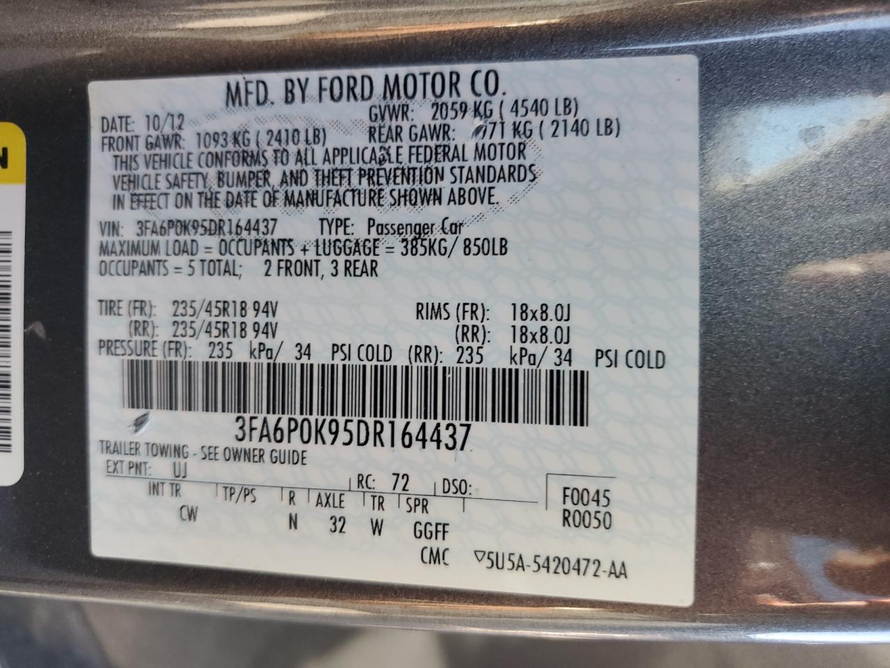 FORD FUSION TITANIUM