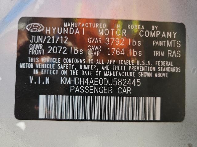 2013 HYUNDAI ELANTRA GL - KMHDH4AE0DU582445