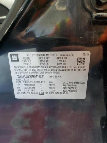 2016 CHEVROLET EQUINOX LT - 2GNFLGE37G6117211