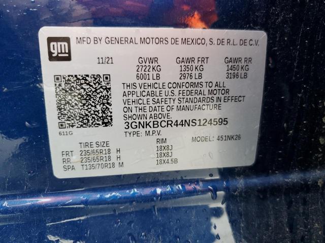 2022 CHEVROLET BLAZER 2LT #3286924212