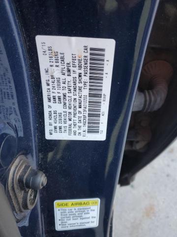 2015 HONDA ACCORD TOURING HYBRID 1HGCR6F73FA010200