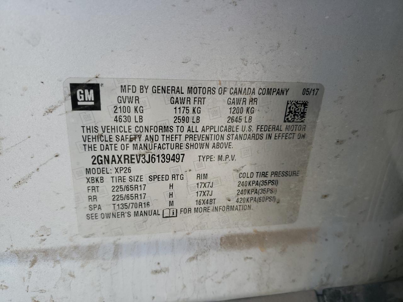 CHEVROLET EQUINOX LS