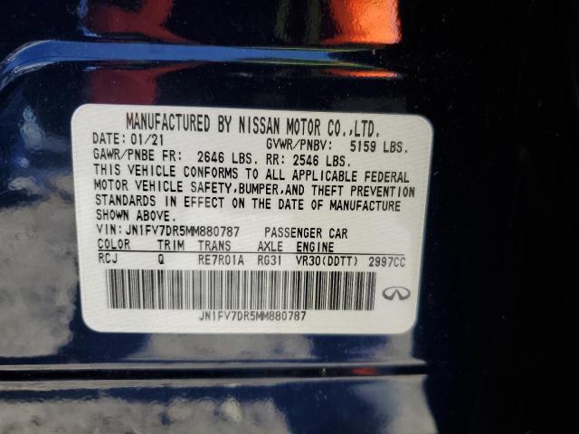 2021 INFINITI Q50 RED SP - JN1FV7DR5MM880787