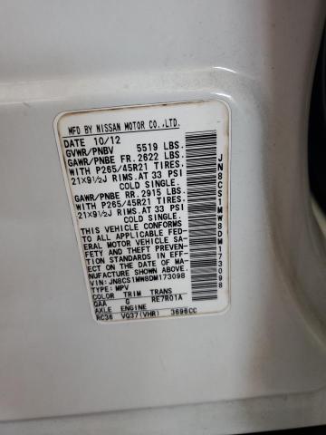 2013 INFINITI FX37 - JN8CS1MW8DM173098