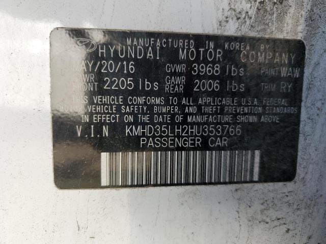 2017 HYUNDAI ELANTRA GT KMHD35LH2HU353766