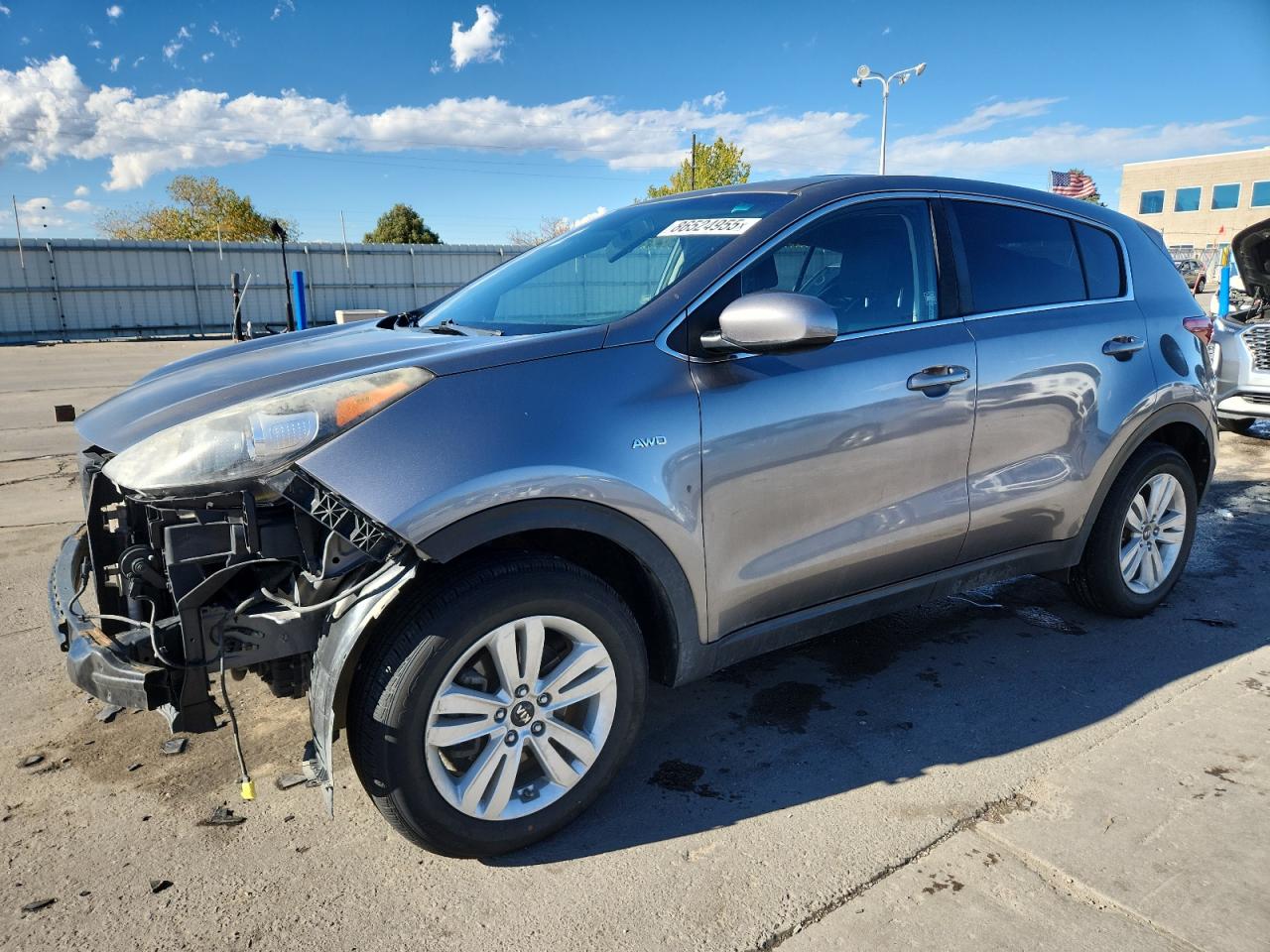 Lot #3291765250 2017 KIA SPORTAGE L