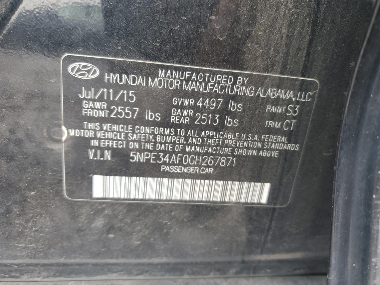 HYUNDAI SONATA SPORT