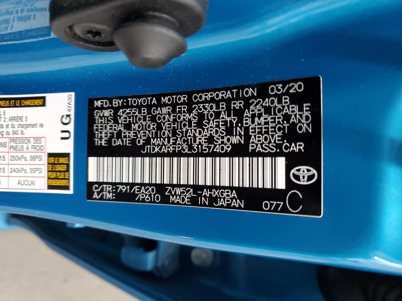 TOYOTA PRIUS PRIME LE