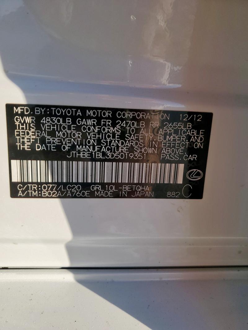 2013 LEXUS GS 350 #3317185126