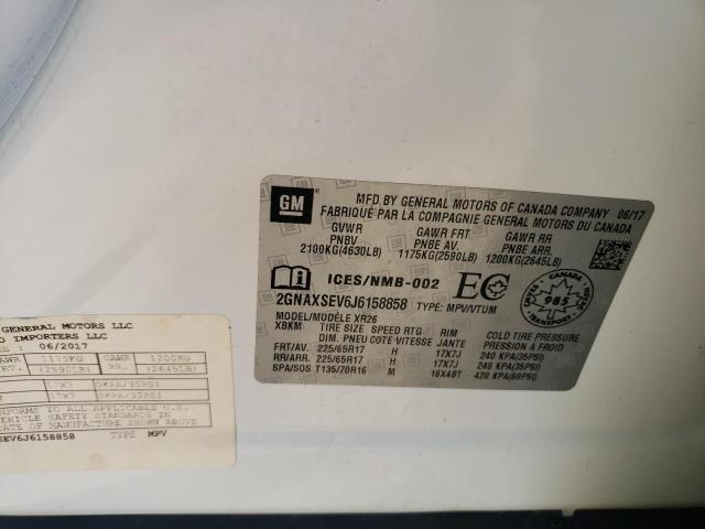 2018 CHEVROLET EQUINOX LT - 2GNAXSEV6J6158858