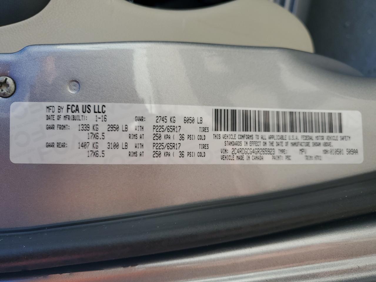 DODGE GRAND CARAVAN SXT