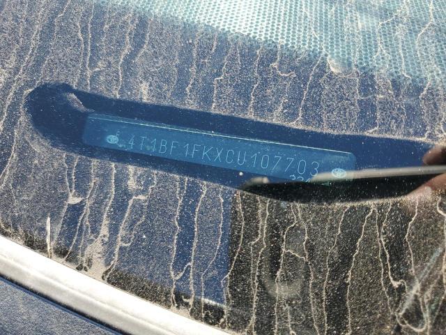 2012 TOYOTA CAMRY BASE - 4T1BF1FKXCU107703