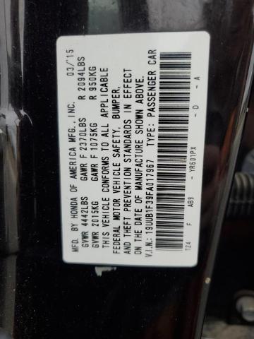 2015 ACURA TLX - 19UUB1F39FA017967