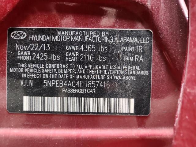 2014 HYUNDAI SONATA GLS #3283953805