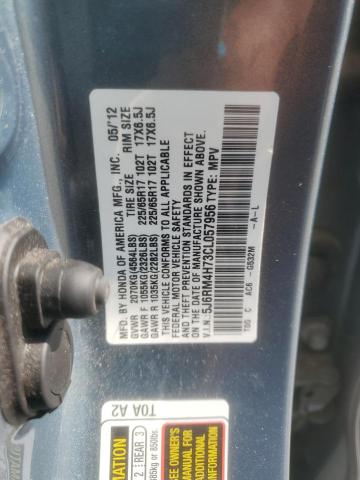 2012 HONDA CR-V EXL - 5J6RM4H73CL057956