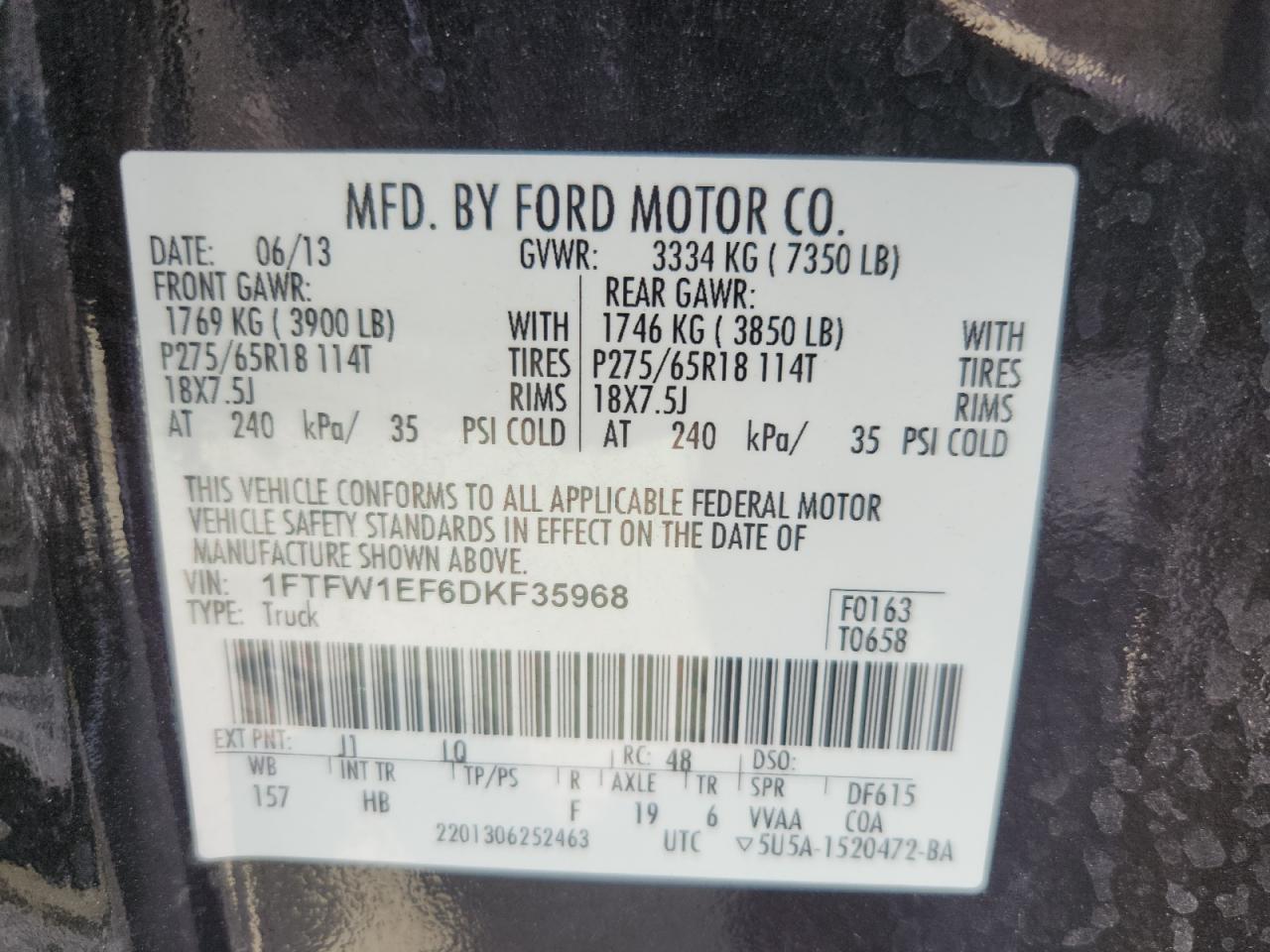 FORD F-150 SUPERCREW