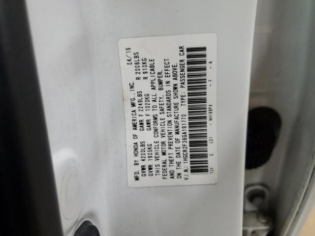 2016 HONDA ACCORD LX - 1HGCR2F36GA191770