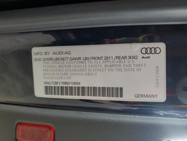 2021 AUDI A6 ALLROAD PREMIUM PLUS - WAU72BF21MN010894