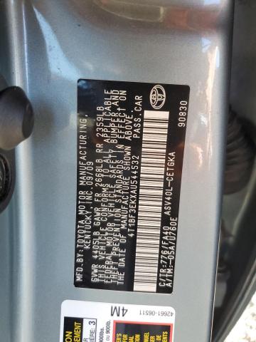 2010 TOYOTA CAMRY BASE - 4T1BF3EKXAU544532