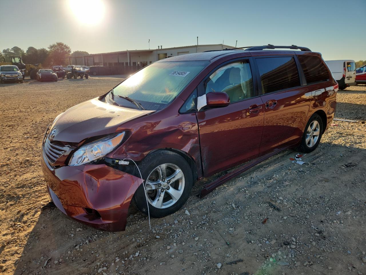 Lot #3297084501 2013 TOYOTA SIENNA LE