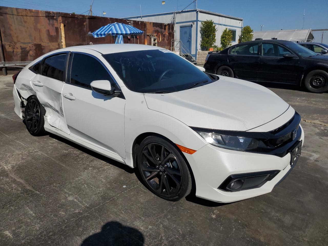 Lot #3302743011 2020 HONDA CIVIC SPOR