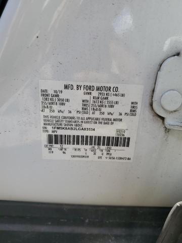 2020 FORD EXPLORER P - 1FM5K8AB2LGA83534