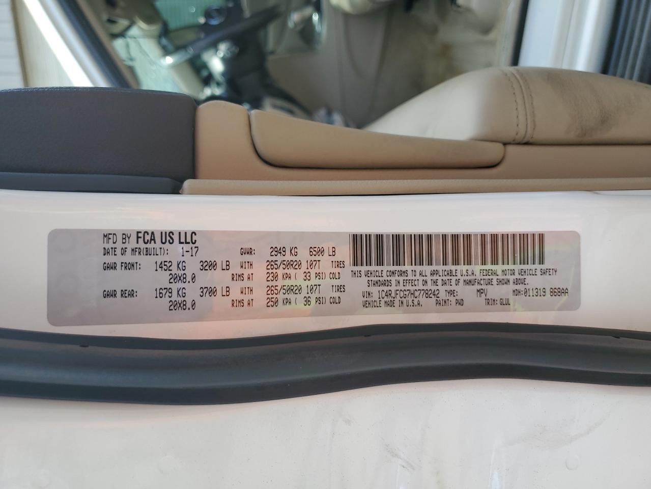 JEEP GRAND CHEROKEE OVERLAND