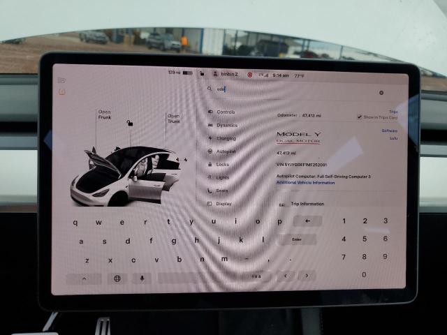 2021 TESLA MODEL Y - 5YJYGDEF1MF252091