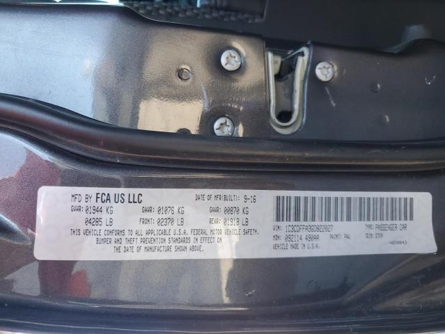 2016 DODGE DART SXT S - 1C3CDFFA3GD822027