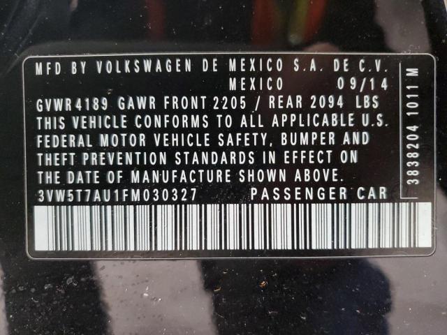 2015 VOLKSWAGEN GTI - 3VW5T7AU1FM030327