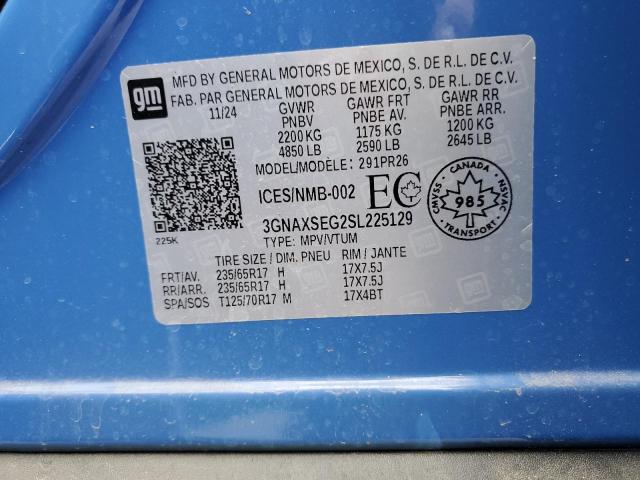 2025 CHEVROLET EQUINOX AC - 3GNAXSEG2SL225129