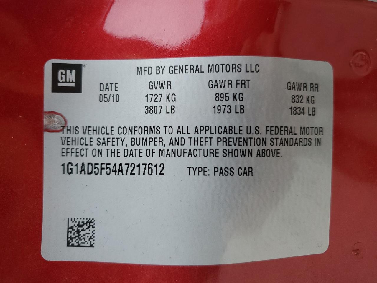 CHEVROLET COBALT 1LT