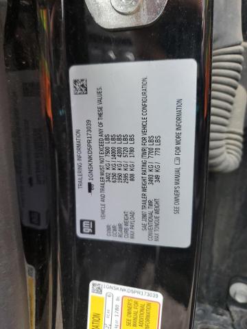 2023 CHEVROLET TAHOE K150 #3294535618