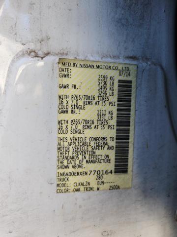 2014 NISSAN FRONTIER S #3278595963