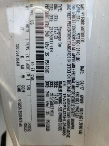 2017 FORD FOCUS TITA - 1FADP3J23HL264988