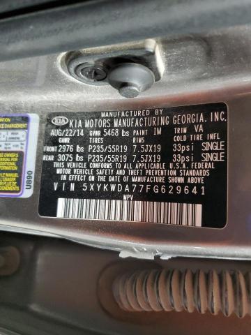 2015 KIA SORENTO SX - 5XYKWDA77FG629641