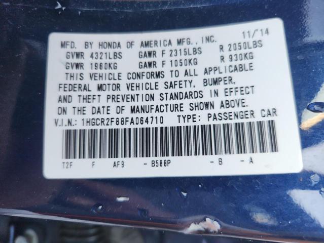 2015 HONDA ACCORD EXL - 1HGCR2F88FA064710