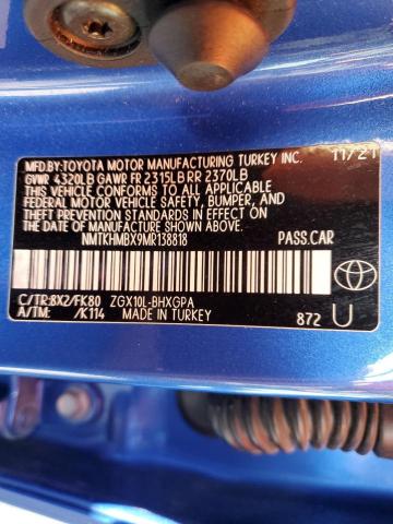 2021 TOYOTA C-HR XLE - NMTKHMBX9MR138818