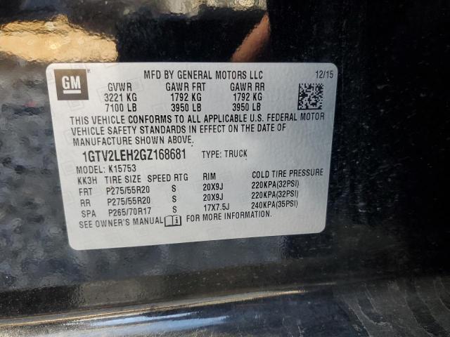 2016 GMC SIERRA K15 #3298021152