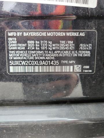 2020 BMW X7 XDRIVE40I 5UXCW2C0XL9A01435