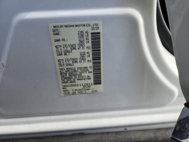 2020 NISSAN MURANO PLA #3298204040