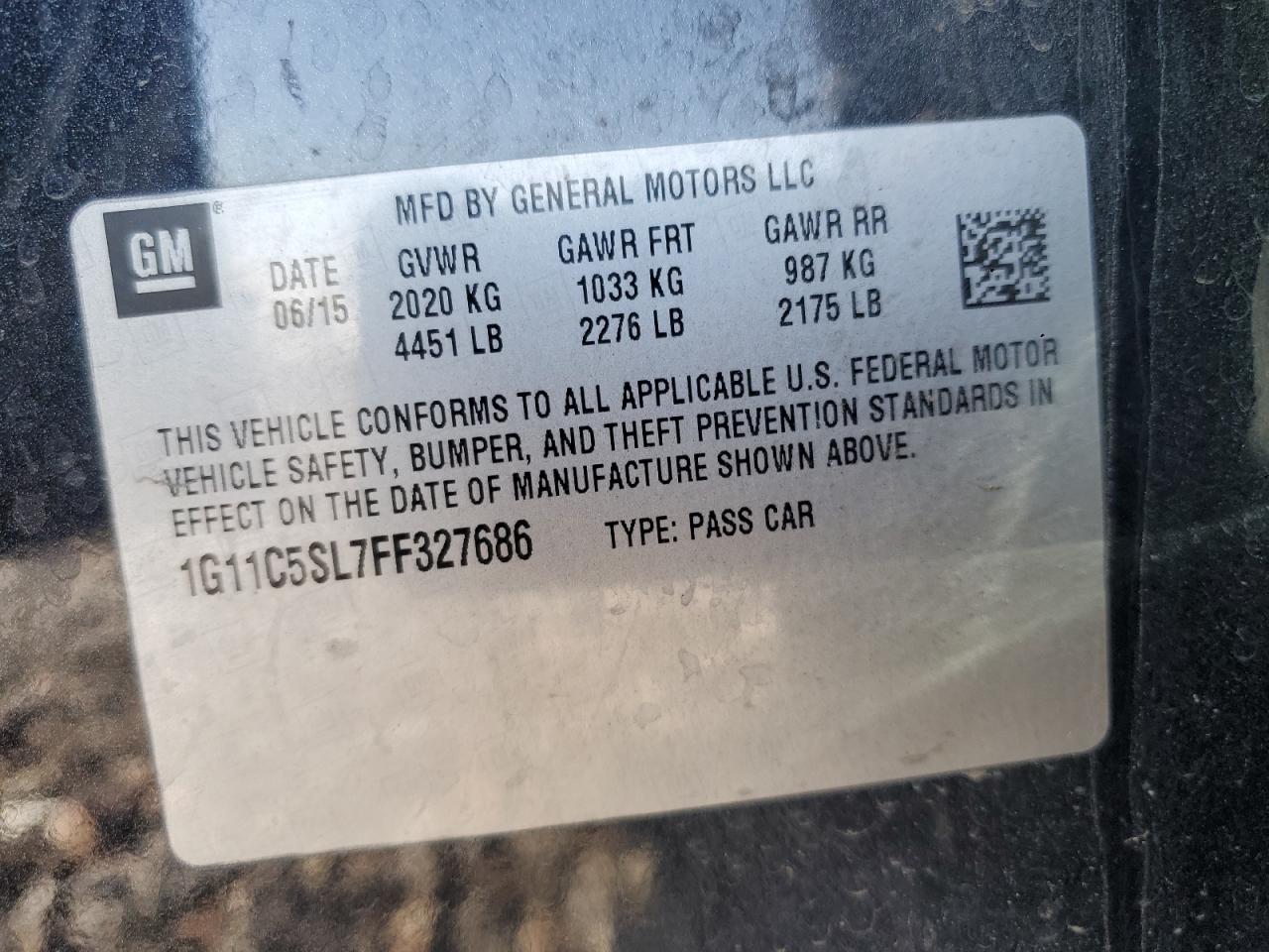 CHEVROLET MALIBU 1LT