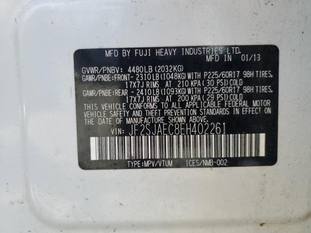 2014 SUBARU FORESTER 2 - JF2SJAEC8EH402261